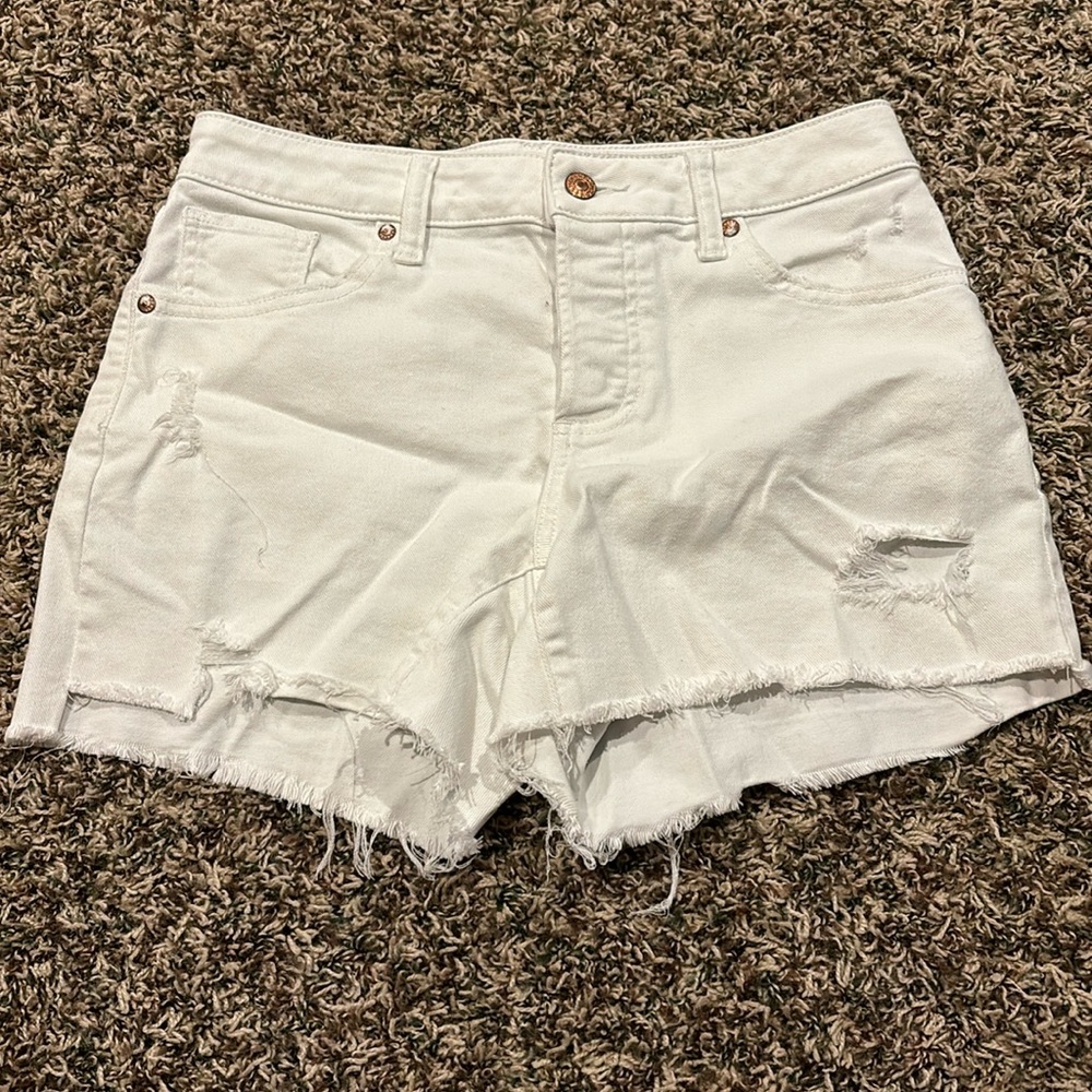 Express boyfriend midrise shorts
